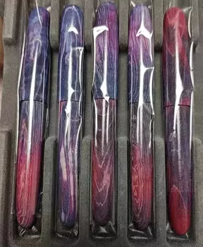 Новая деревянная перьевая ручка Jinhao, немецкая ручка Bock EF/F/M, 0,38/0,5/0,7 мм, чернильная ручка, высококачественная импортная смола в различных цветах для письма