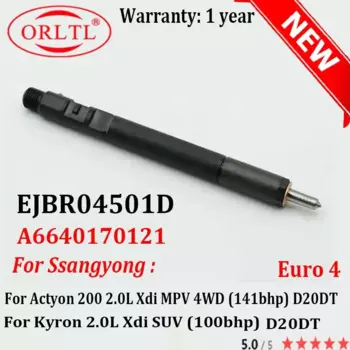 Новая дизельная форсунка EJBR04401D EJBR04501D EJBR03401D EJBR04601D EJBR02601Z EJBR04701D EJBR03301D для SSANGYONG JMC Euro 3/4