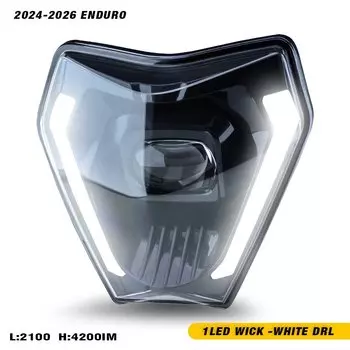 Новая фара для мотоцикла POWERZONE для KTM EXC SXF XCW MX 2014-2023, фара для супермото, велосипеда для грязи, эндуро, мотокросса