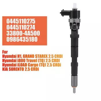 Новая форсунка дизельного топлива 33800-4A500 0445110275 0445110274 для Hyundai Starex H1 I800 iLoad / KIA Sorento 2,5 CRDI D4CB