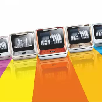 Новая горячая продажа, электрическая настольная мини-посудомоечная машина, компактная настольная посудомоечная машина