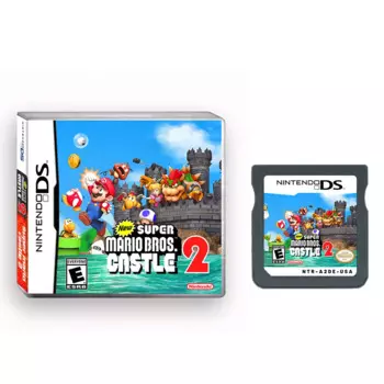 Новая игра NDS Super Mario Bros. Игровая карта «Замок смерти» 2 NDS, английская версия США