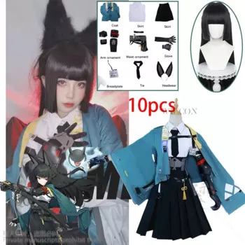 Новая игра Zenless Zone Zero Hoshimi Miyabi Zenless Косплей Костюм Ролевая игра Lolta Cos Платье Хэллоуин Парики Анимационный реквизит