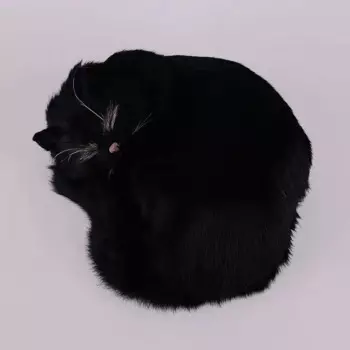 Новая игрушка для кошки из полиэтилена и пуха, кукла для спящего кота, подарок, 25x20x11 см 0981
