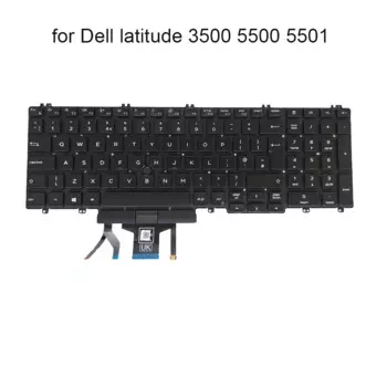 Новая клавиатура для ноутбука с подсветкой UK GB для Dell Latitude 3500 5500 5501 3540 Precision 3541 3500 3501 0V35F8 V35F8 Подсветка клавиатуры