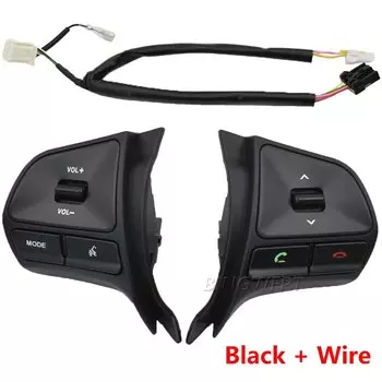 Новая кнопка управления громкостью аудио на руль для KIA RIO K2 2011 2012 2013 2014 переключатель телефонного звука с подсветкой