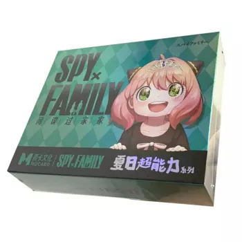 Новая коллекция карт SPYFAMILY, бустер-бокс, редкие Аниме игры, настольная игра вечерние, игрушки для детей