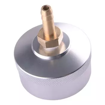 Новая крышка для топливного бака с расширенным ходом и разъемом для шланга, подходит для генератора Honda EU2000i EU20i EU1000i EU10i 1/4 дюйма NPT, серебристая