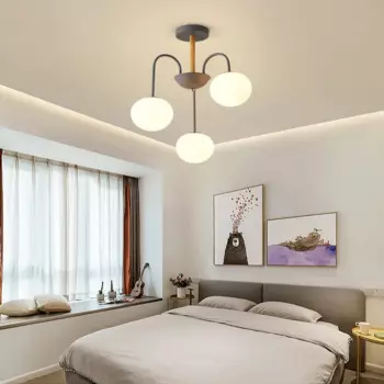 Новая Люстра magic bean в скандинавском стиле для гостиной, креативный светильник, индивидуальный подвесной светильник для ресторана, светодиодный светильник E27 AC85-265v