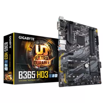 Новая Материнская плата GIGABYTE B365 HD3 Intel B365 LGA 1151 DDR4 ATX M.2 VGA DVI Core