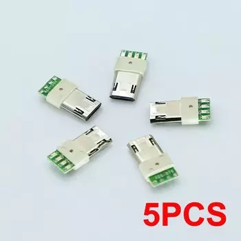JCD Micro USB 5Pin Male Plug (5 шт.)