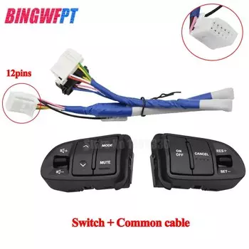 Новая многофункциональная кнопка на руле, Bluetooth-панель для KIA Sportage 2011, кнопка регулировки громкости звука, скорости, круиз-контроля, переключатель