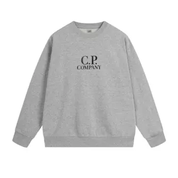 Новая мода CP Мужская хлопковая рубашка с круглым вырезом и длинным рукавом с принтом Мужская и женская повседневная хлопковая рубашка больших размеров с длинным рукавом