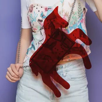 Новая модная прозрачная акриловая сумка через плечо с пони для женщин, оригинальная Роскошная брендовая дизайнерская Персонализированная женская сумка