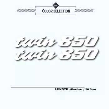 Новая мотоциклетная наклейка на топливный бак, шлем на колесо, мотоциклетный водонепроницаемый светоотражающий логотип для yamaha twin850, мотоциклетная наклейка twin850