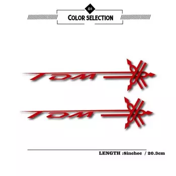 Новая мотоциклетная велосипедная наклейка на колесо топливный бак стикер на колесный шлем мотоциклетный водонепроницаемый светоотражающий логотип для Yamaha tdm 850 900 TDM