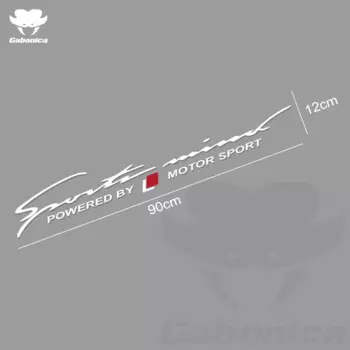 Новая наклейка на переднее и заднее лобовое стекло автомобиля для Audi Sport Racing для Mercedes Benz BMW Peugeot Honda Hyundai Volkswagen аксессуары