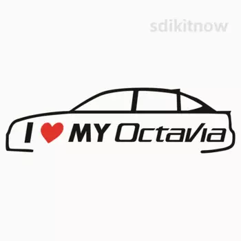 Новая наклейка с изображением сердца BEATS, наклейка на окна, двери, украшение для SKODA Octavia 1 2 3 a5 a7 RS 2023 2022 2021, аксессуары
