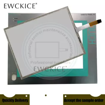 Новая панель A5E02713375 HMI 12T 677B/C HMI PLC сенсорный экран и передняя сенсорная панель с этикеткой и передняя этикетка