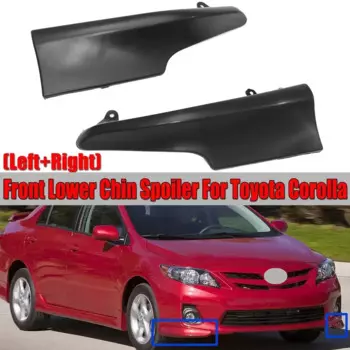 Новая пара, автомобильный передний бампер Corolla, нижний спойлер для подбородка, губы для Toyota Corolla 2011, 2012, 2013 S, комплект диффузора для бампера, губ