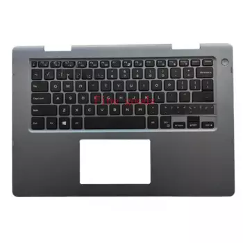 Новая подставка для рук, верхняя стандартная клавиатура, серая для Dell Inspiron 14 5481 0XHYYJ US