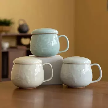 Новая рельефная чайная чашка в китайском стиле, кружка, керамическая чашка