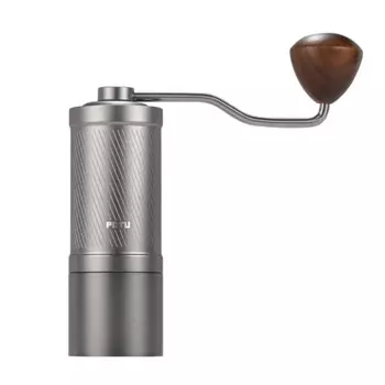 Новая ручная шлифовальная машина с плоским ножем и титановым покрытием, 48 мм, универсальная ручная кофемолка в итальянском стиле, емкость 20 г, многофункциональная