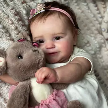 Новая Силиконовая Водонепроницаемая Кукла Reborn Maddie длиной 50 см с ручной детальной росписью и видимыми венами, реалистичный объемный оттенок кожи