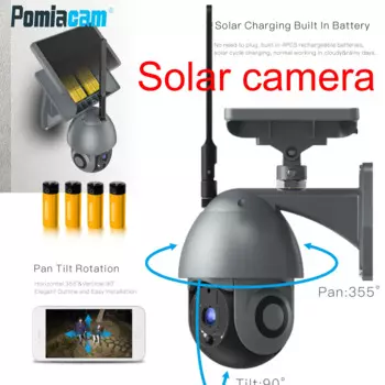 Новая светодиодная камера со светильник щением/светодиодсветильник светодиодный со звуковым управлением/12000mA камера с Wi-Fi и солнечными панелями