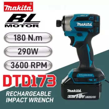 Новая ударная отвертка Makita DTD173, бытовая электрическая отвертка, электрическая ручная дрель, электрическая отвертка, многофункциональный инструмент