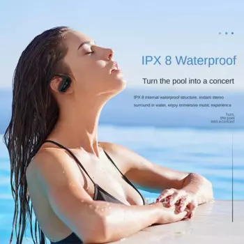 Новая Водонепроницаемая Bluetooth-гарнитура Cyboris для плавания IPX8 поставляется с 16G памятью, беспроводные наушники-вкладыши, Спортивная гарнитура, наушники