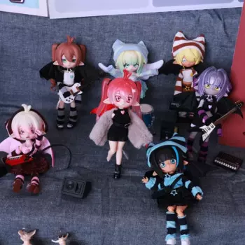 Новая Волшебная кукла UFdoll 12 см BJD серии DoReMi band, коллекционная кукла с героями аниме, хороший декор для комнаты, милый подарок для девушки на день рождения