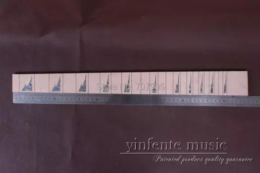 Новая высококачественная подставка для гитары 1x25,5 дюйма, электрическая гитара, Кленовая деревянная брикет 10 #, инкрустация