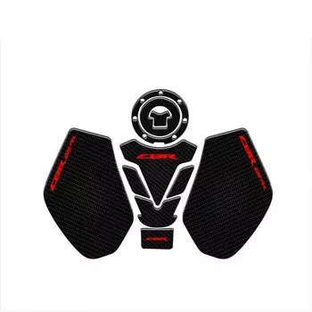 Новая защитная наклейка на топливный бак мотоцикла из углеродного волокна, наклейка, чехол для Honda CBR 600RR CBR 600RR 2003-2006