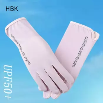 Новая женская перчатка с откидной крышкой от солнца, удобная эластичная Нескользящая прохладная Мужская перчатка для вождения с сенсорным экраном, лучший подарок