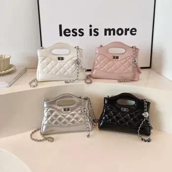 Новая женская сумка 2024, популярная модная маленькая квадратная ретро сумка, Высококачественная Женская Роскошная Сумка через плечо