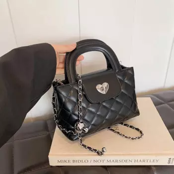 Новая женская сумка 2024, популярная модная маленькая квадратная ретро сумка, Высококачественная Женская Роскошная Сумка через плечо