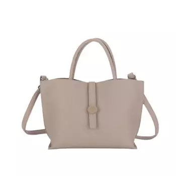 Новая женская сумка из искусственной кожи, стильная сумка через плечо, женская декоративная сумка-ведро с пряжкой, женская повседневная пригородная сумка и кошелек