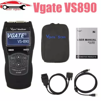 Новейший диагностический сканер Vgate VS890 OBD2, сканер Vgate VS 890 CAN-BUS, многоязычный считыватель кодов автомобиля