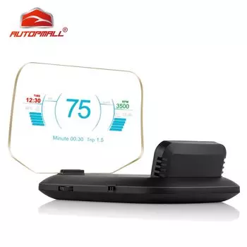 Дисплей на лобовом стекле OBD Автомобильная электроника дисплей на лобовом стекле автомобильные спидометры C1 Предупреждение скорости OBD2 + GPS двухрежимный GPS Спидометр