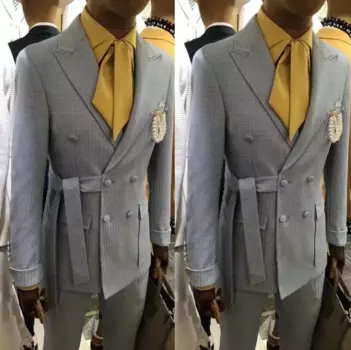 Новейший дизайн, модный белый приталенный пояс, индивидуальные большие Повседневные Вечерние мы для деловых и свадебных вечеринок, мужские деловые костюмы из 2-х предметов, куртка + брюки