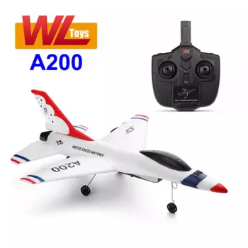 Новейший радиоуправляемый самолет WLtoys A200 2CH 2,4G с дистанционным управлением, трюковый самолет с фиксированным крылом, планер для посадки, модели самолетов, Подарочные игрушки для мальчиков