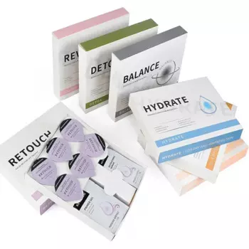 Новейший увлажнитель для красоты кожи Glam Detox, CO2, кислородные капсулы, сыворотка, пузырьки для лица, набор для кислородной струйной очистки лица