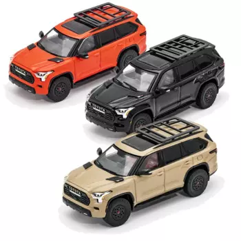 Новинка 1/64, литой автомобиль из сплава, Игрушечная модель Sequoia XK80 TRD Pro, Высококачественная модель, игрушки для коллекции, подарки