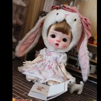 Новинка 1/6, кукла BJD с большой головой из смолы, милая девушка, кукла без макияжа, игрушки для подарка