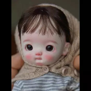 Новинка 1/6, шарнирная кукла с большой головой из полимерного материала, милая кукла без макияжа для девочки, игрушки, подарки