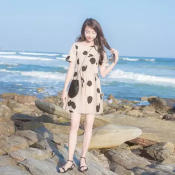 Новинка 2019, популярное женское приталенное платье для отдыха на море, вечерние жные платья с принтом, летнее модное Повседневное платье с коротким рукавом