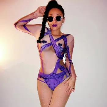 Новинка 2020, женское Сексуальное Женское боди, трико, разразразы, праздничный костюм, костюм певицы, шоу, боди