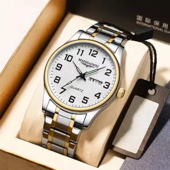 Новинка 2022, мужские и женские часы с большим количеством, модные часы, светящиеся кварцевые часы со стальным браслетом, повседневные часы для пар, мужские часы