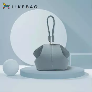 Новинка 2022, сетчатая красная Корейская роскошная женская сумка из искусственной кожи, дизайнерская плиссированная Диагональная Сумка на одно плечо